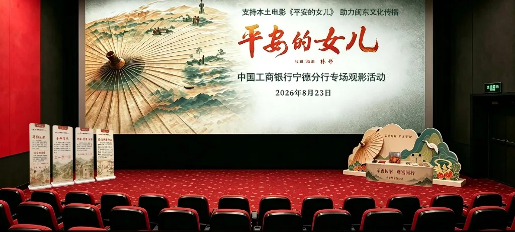 专场观影影厅现场布置